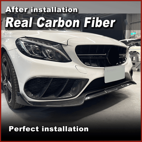 2xCarbon Lufteinlass Entlüftung Air Vent für Merceben Benz W205 C-Klasse C43 AMG - Bild 5 von 13