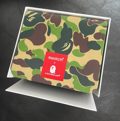 Nuevo SWATCH X BAPE BIG BOLD TOKIO NEGRO DORADO MULTICAMUFLAJE 2020 - Imagen 2 de 7
