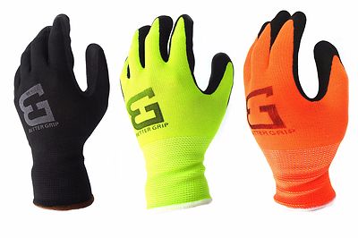 Better Grip Knit Latex Dip Nylon Sandy Latex Coated Work Gloves-BGS1