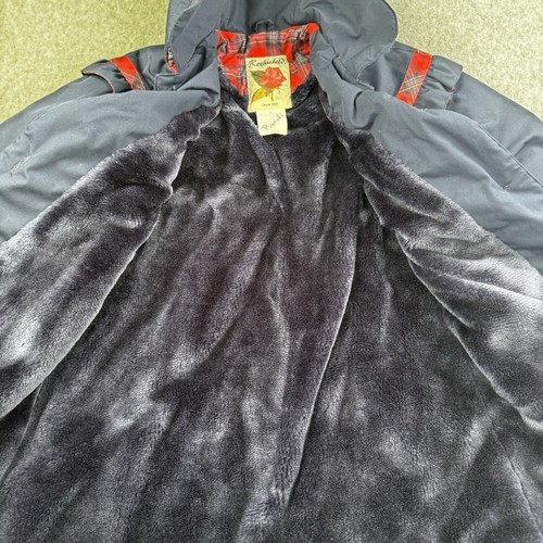Vintage Rothschild Coat Girls 5 Pleated Cape Navy Blue Classic Lined Traditional - Picture 8 of 18