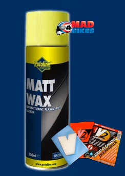MOTORCYCLE MATT WAX POLISH FOR MATT PAINTED FINISHES 500ml DUCATI APRILIA
