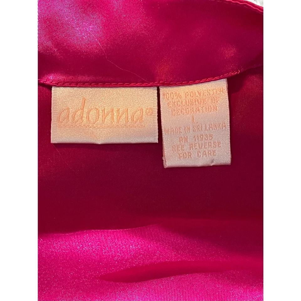 Camisola Adonna Mujer L Encaje Correa Ajustable Rosa Foto 3 de 4