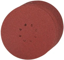 SATC 20Pcs Drywall SanderPaper 9" Hook&Loop Sanding Disc 8-Hole P40/180 for Wood