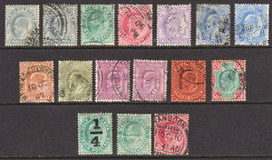 India misc. good used KEVII issues