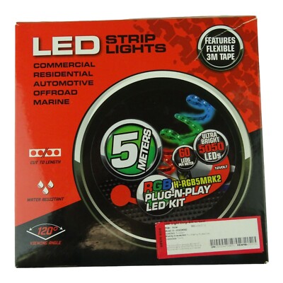 Metra H-RGB5MRK2 RGB Plug n Play LED Strip Lights Water Resistant