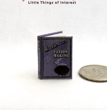 ADVANCED POTION MAKING 1:12 Scale Miniature Readable Illustrated Book