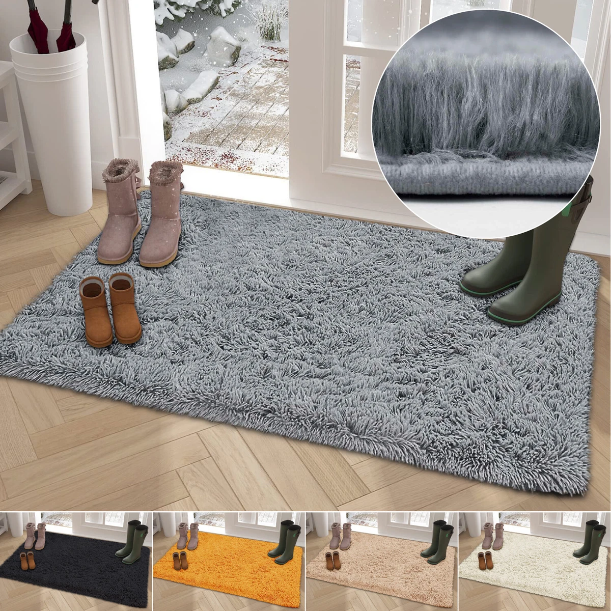 Large Indoor Door Rugs Entrance Rug Dirt Trapper Barrier Doormats