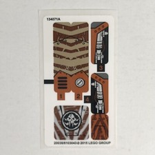 LEGO STICKER SHEET Strainor's Saber Cycle 70220 Legends of Chima Stickers Decals