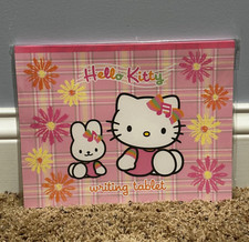 RARE NEW Hello Kitty Writing Tablet Notebook Note Pad 2002 Sanrio 2000s Y2K Vtg