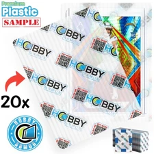 Hobby Armor Sample Pack Plastic Trading Card Shipping Supplies 3.5x4.5 - 20 Pack