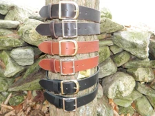USA Hand made Thick Leather Belt Men Women 1 3/4" 1.75 inch wide Custom Sized