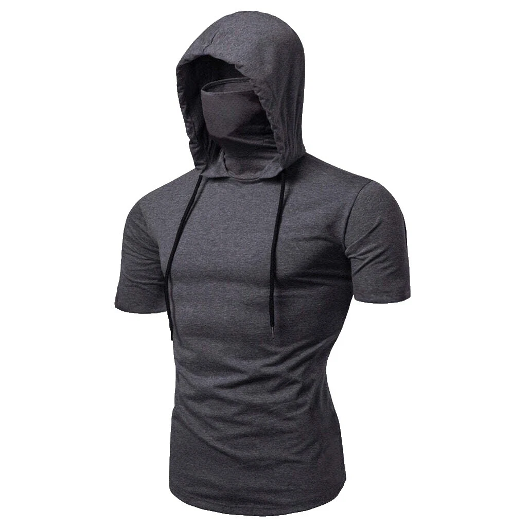 Short Sleeve Full Zip Hoodies & Sweatshirts for Men
