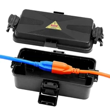 Outdoor Electrical Box Waterproof IP54-rated Outdoor Outlet Box Black Outdoor