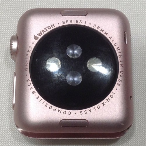 Apple Watch Series 1 38mm Rose Gold Aluminum Pink Sand Sport Smartwatch EUC - Picture 7 of 12
