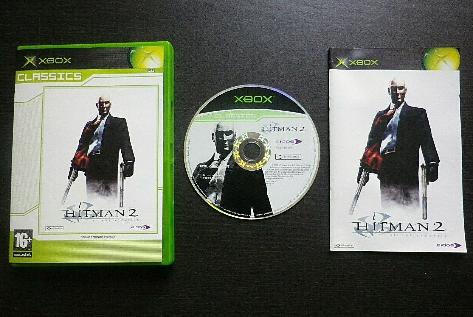 HITMAN 2 SILENT ASSASSIN : JEU Microsoft XBOX Eidos COMPLET