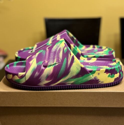 Nike EYBL Calm Slides 2024 "Benvenuti nella famiglia EYBL" MOLTO RARE - Foto 4 di 13