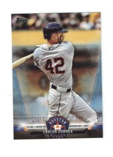 2018 Topps Series 1 Blue Salute Carlos Correa #TS-2
