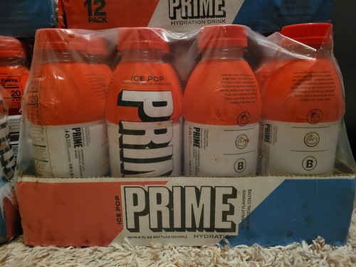 BRAND NEW PRIME Logan Paul X KSI Hydration Drink Ice Pop Flavor 12 