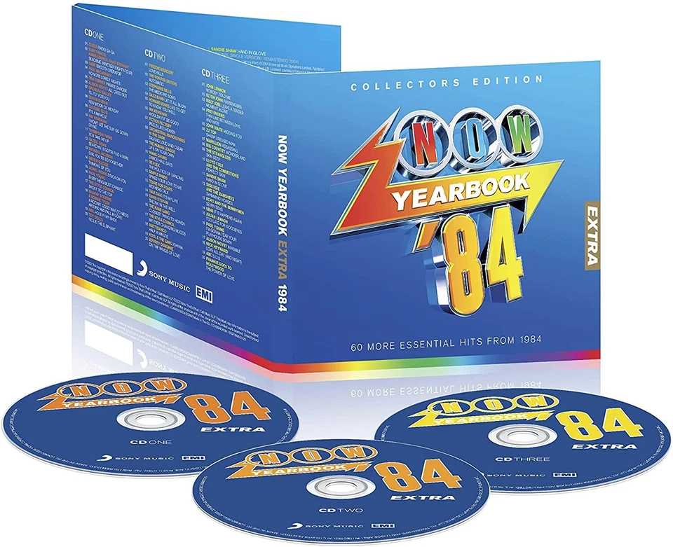 NOW Yearbook Extra 1984 Digipak - 3 CD's - New & Sealed - Image 3 of 3
