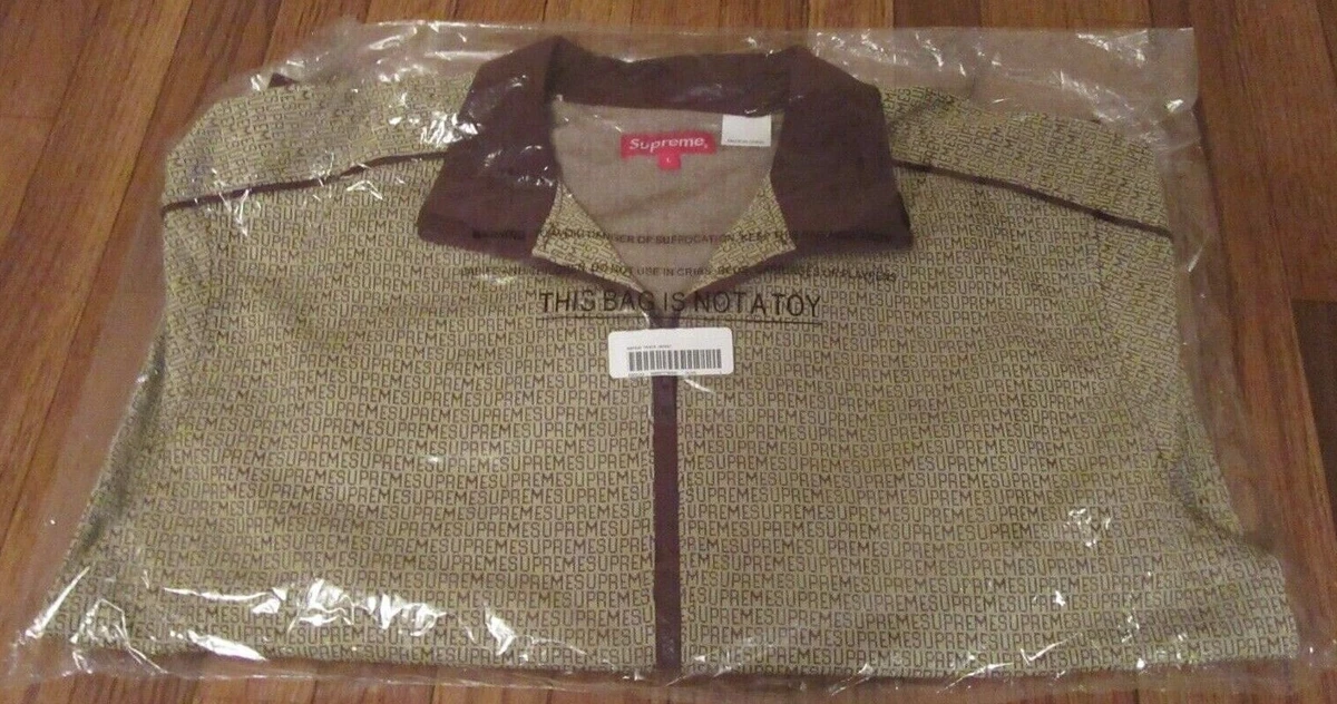 Supreme Repeat Track Jacket Size Large Olive SS22 Supreme New York 2022 New DS