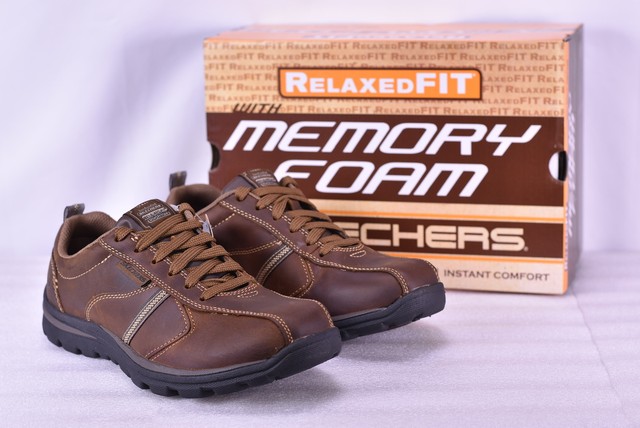 skechers levoy brown