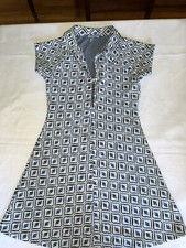 Mini Dress Women Blue Pattern A-line Size Small Urban Outfitters