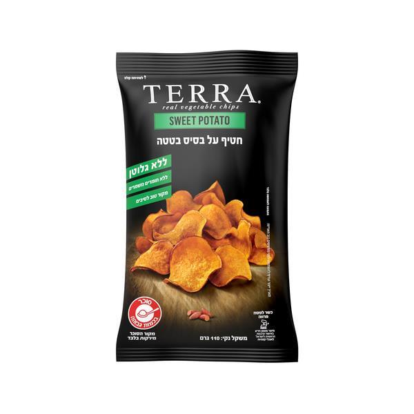 Terra Sweet Potato Snack Chips Kosher Sin Gluten 110g