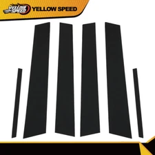 Window Pillar Posts Molding Cover Door Trims Fit For 2006-2011 Honda Civic Sedan