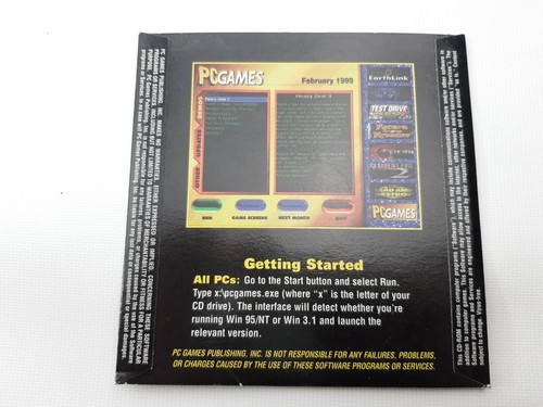PC Gamer Demo PC Video Games 1999 Heavy Gear II Return to Krondor Blood II - Picture 2 of 2