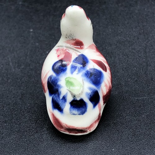 4 Hand Painted Tonala Mexico Miniature Birds Mini 1.5" - 2" Tall Lot - Picture 14 of 24