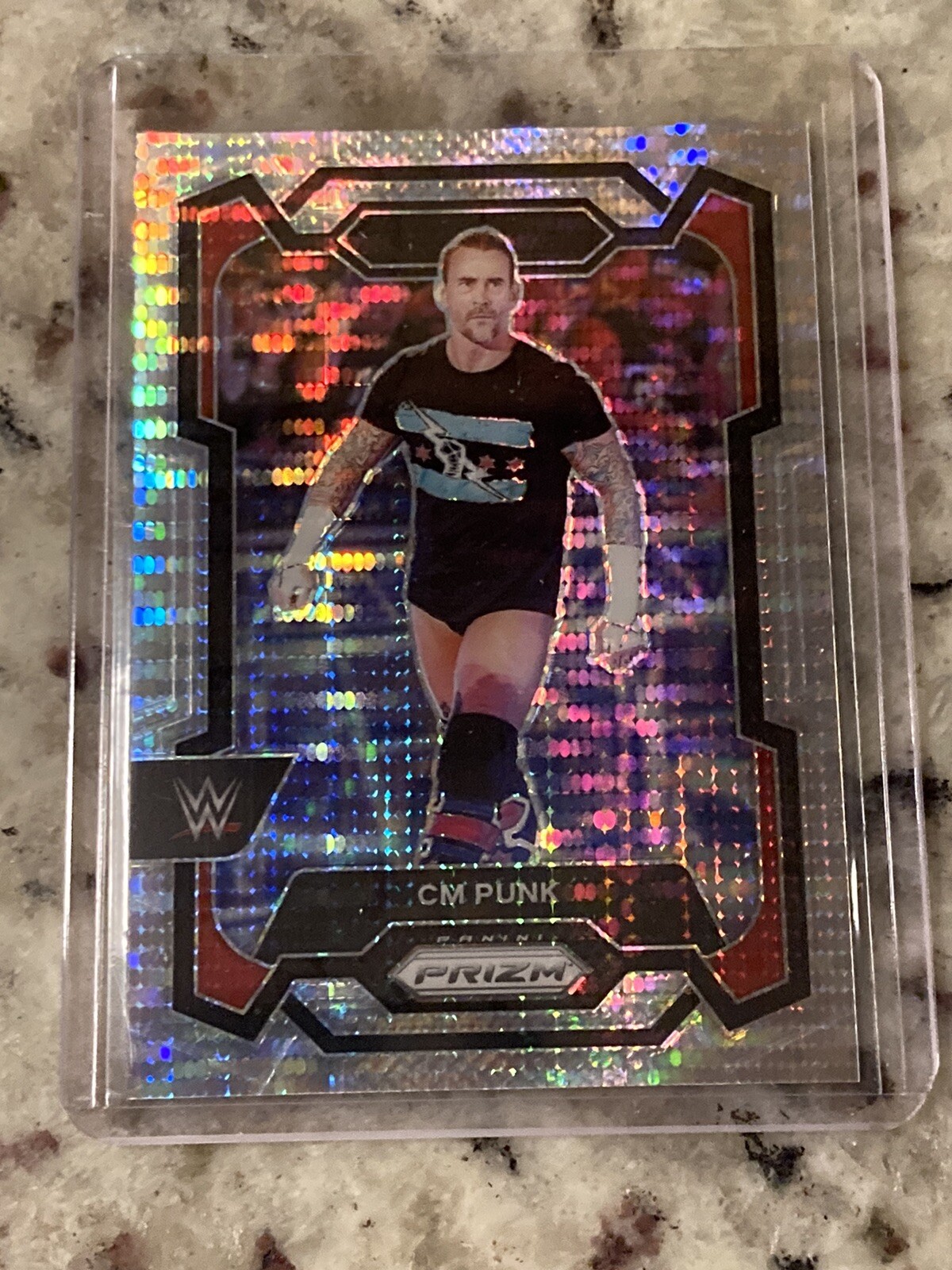 2024 Panini WWE Prizm CM Punk Pulsar Parallel 442/499 Card No. 122 SP