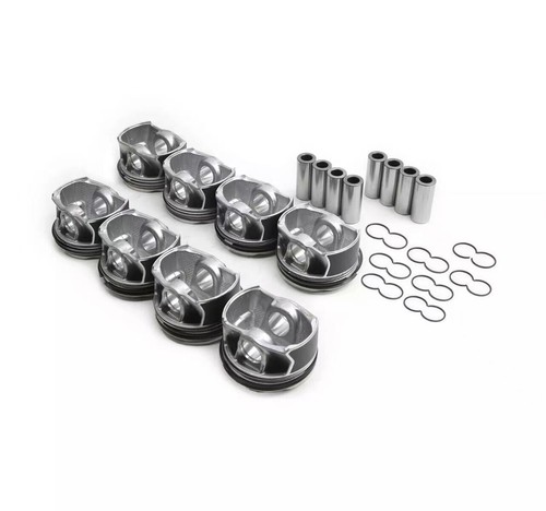 8x Engine Piston Assembly For Mercedes-Benz C63 AMG GT63 E63 G63 GLC63 S63 4.0L - Picture 5 of 5