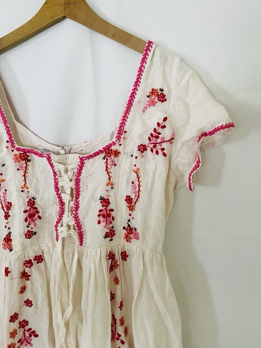 $300 NWOT Anthropologie Tach Raffaella Floral Midi Dress L - Picture 6 of 10