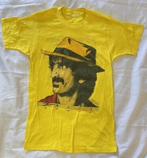 VTG 1981 Zappa "You Are What You Is" NA TOUR Shirt yellow made in USA 50/50 MED