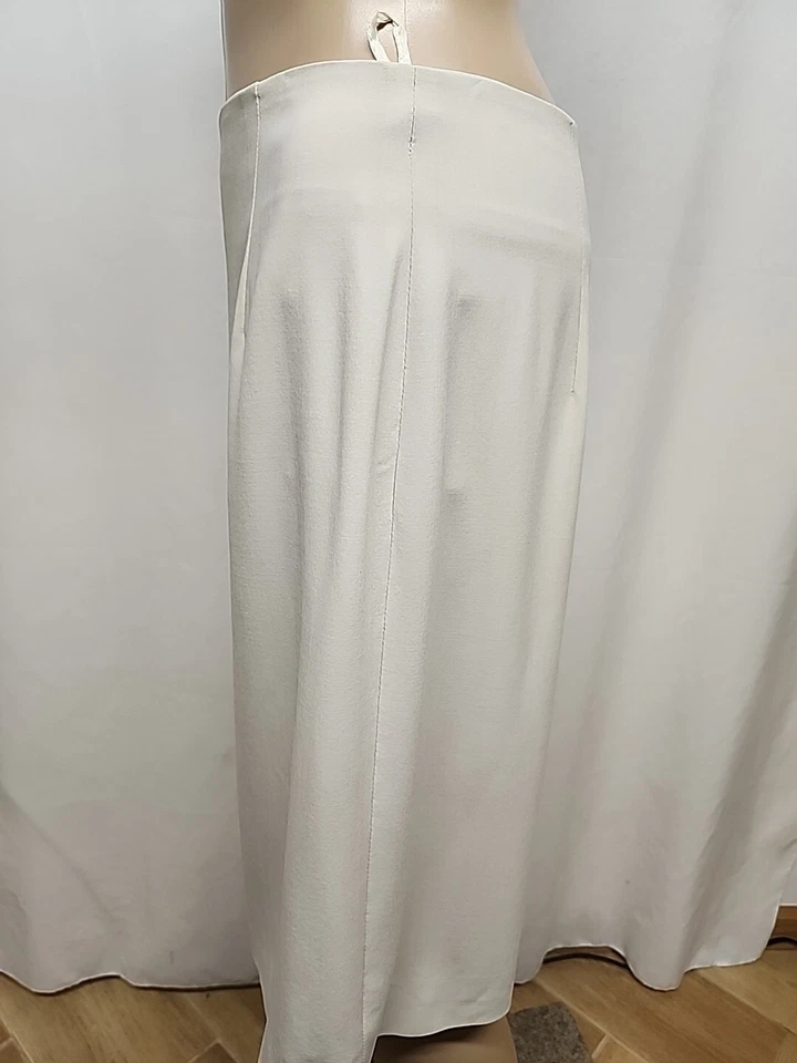 Piazza Sempione Women's Dove Grey Color Wool Blend Pencil Skirt Size IT 44 US 8 - Image 2 of 4