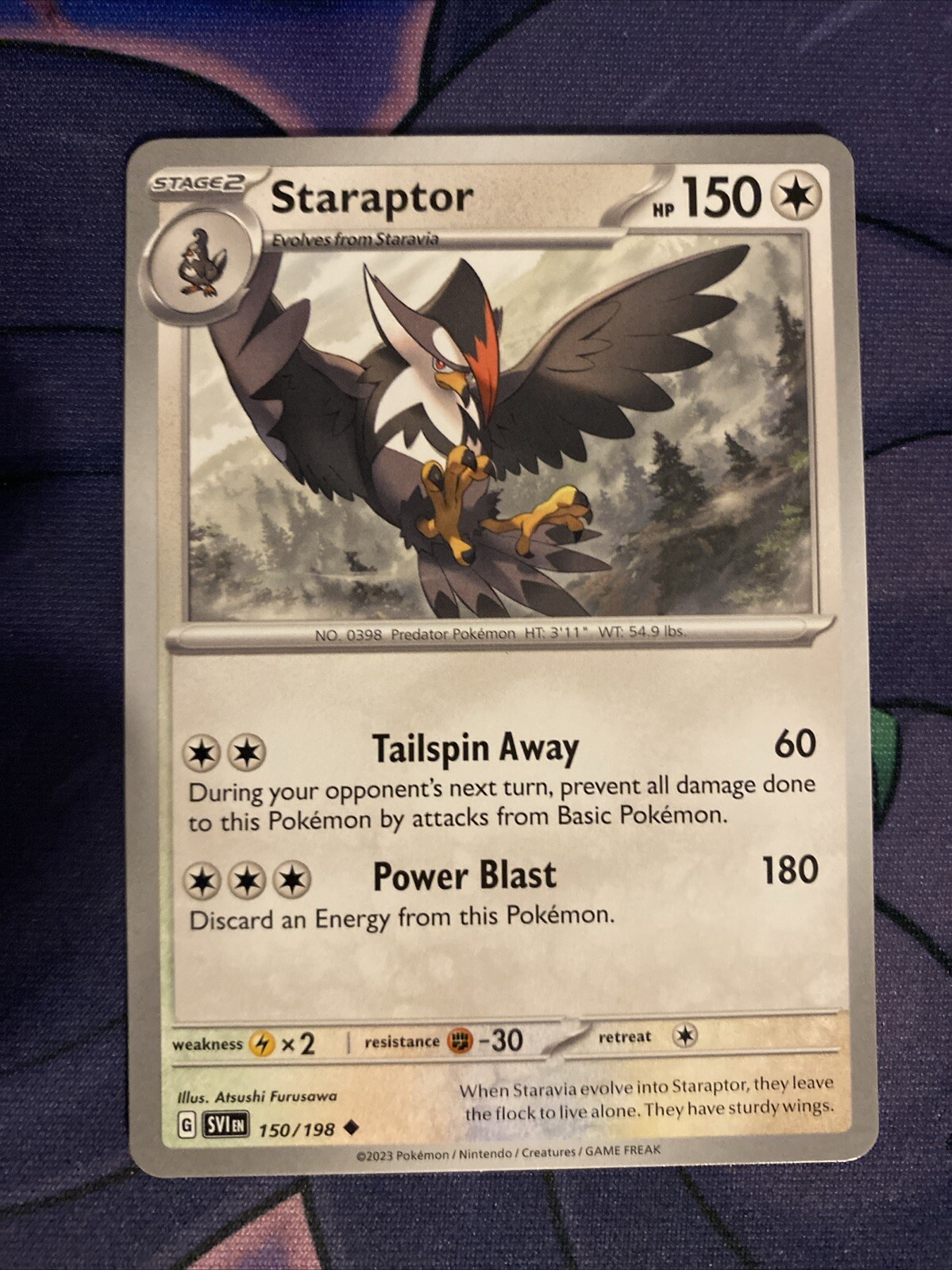 Pokemon TCG Scarlet & Violet Base Staraptor 150/198