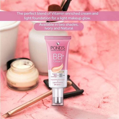 PONDS BB+ CREAM ivory instant spot coverage spf 30PA+++ 30 g - Picture 5 of 5