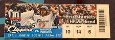 Columbus Clippers Ticket Stub Commemorating Eric Stamets 5 Home Run Weekend