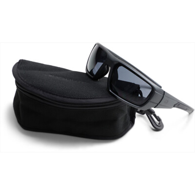 Bobster Mission Sunglasses (Matte Gunmetal Gray, Smoke Lens)