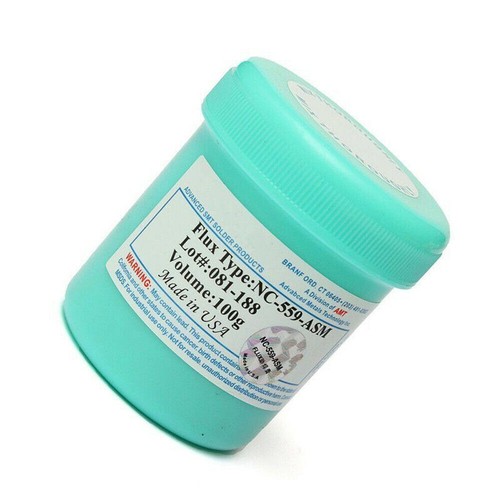 AMTECH NC-559-ASM 100 g pasta de soldadura crema fundente SMT PCB IC soldadura sin plomo A3GE - Imagen 3 de 5