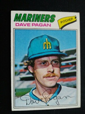 1977 Topps Baseball Card # 508 Dave Pagan - Seattle Mariners
