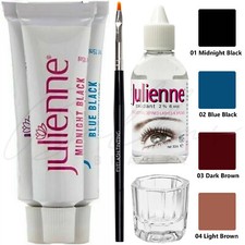 JULIENNE Eyelash & Eyebrow Tint All Colors Tinting Dye Tint Lashes Kit/Developer