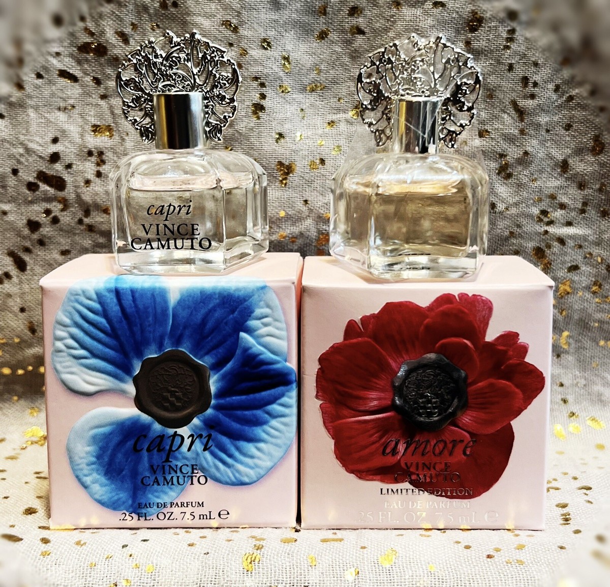 希少！ディヴィーヌ　l'âme sœur EDP 50ml VINCE CAMUTO EDP Duo~Amore (Limited Edition) & Capri~.25oz/7.5ml