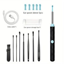 8in1 Ear Wax Remova Ear Wax Remover Tool with 8 Ear Set, Ear Cleaner with Camera