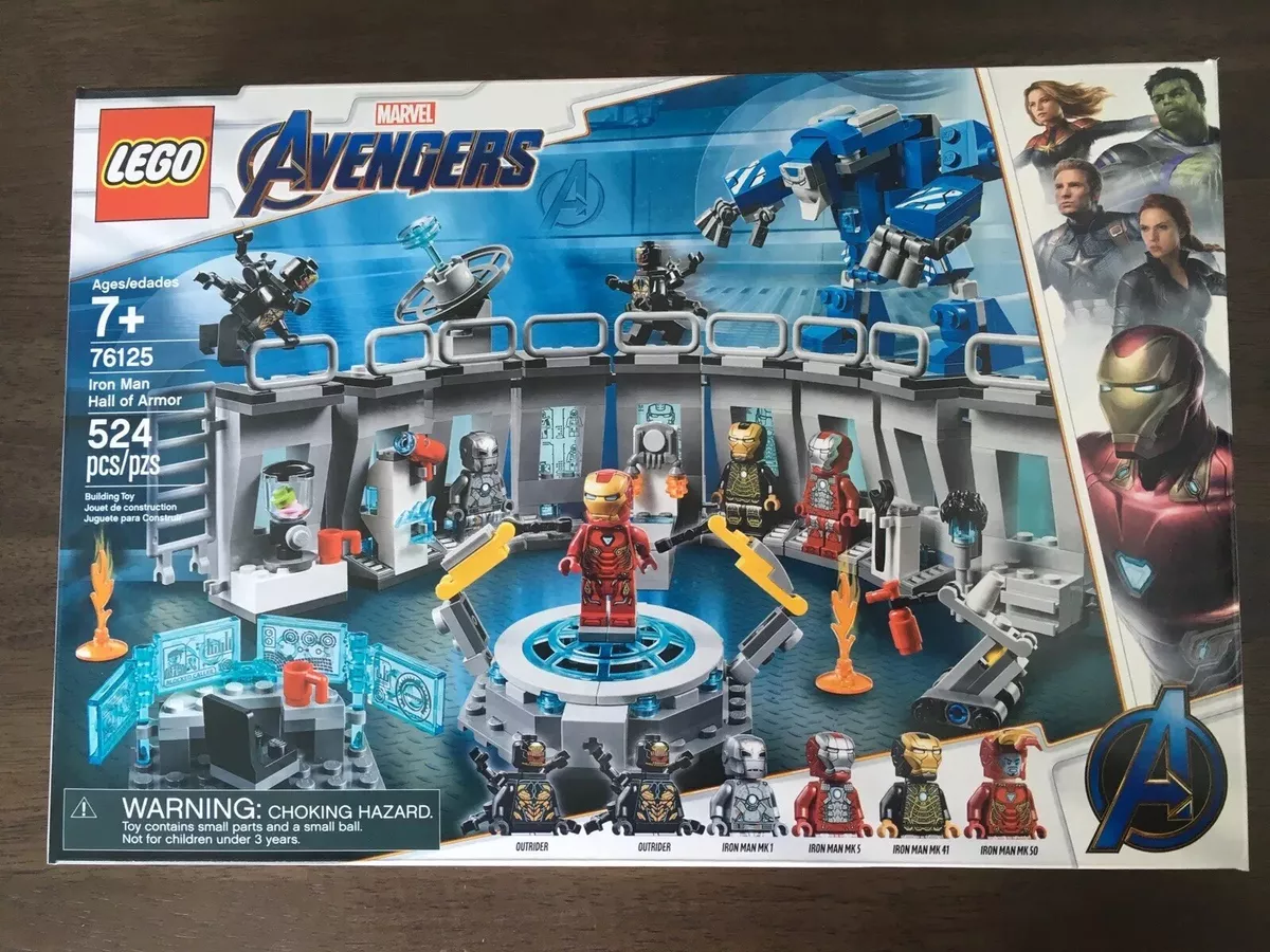 LEGO Marvel Avengers Iron Man Hall of Armor Lab Set (76125)