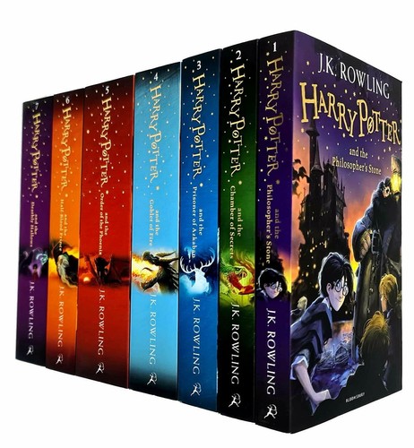 Harry Potter Complete Collection 1-7 Paperback Book Set by J.K ROWLINGS