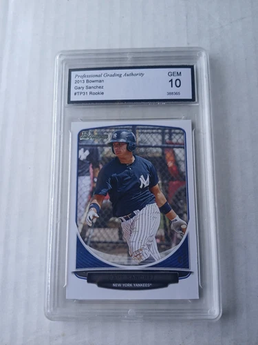 Gary Sanchez 2013 Bowman ROOKIE RC #TP-31 PGA 10 GEM MINT N.Y. YANKEES ORIOLES
