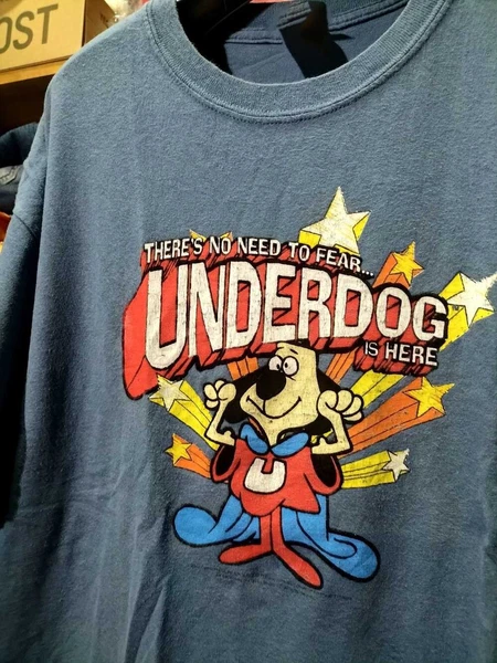 Vintage Underdog Movie Cartoon T-shirt For men Women All Size S-4XL CO618