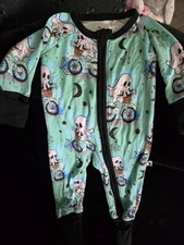 Kiki and lulu newborn ghost sleeper pj bamboo
