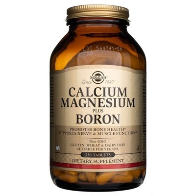 Solgar Calcium Magnesium plus Bor, 250 Tabletten